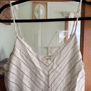 Linen-Type Maxi Dress (Size XL_\)